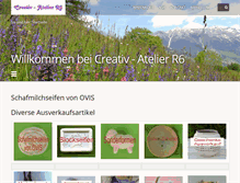 Tablet Screenshot of creativ-atelier-r6.ch